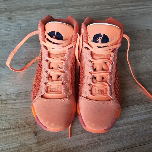 Nike Air Jordan 38 Low WNBA orange Shoes Size 8.5 Women - Picture 2 of 9